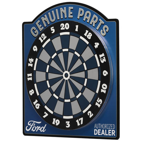 Ford Genuine Parts Dartboard Regulation Size With 8 Darts Man Cave Dad Gift New