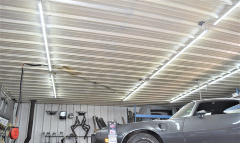 4 ft V-shaped 72 Watt LED Shop Light Fixture lighting