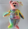 Ty Beanie Baby Peace Bear 1996 in Mint Condition