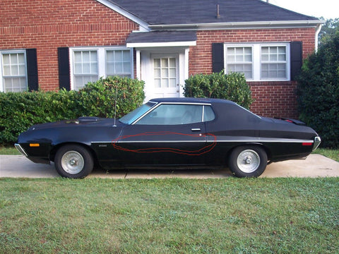 1972 Ford Gran Torino LH Driver Front Door Molding Trim 72 OEM GTS CJ 2 Door