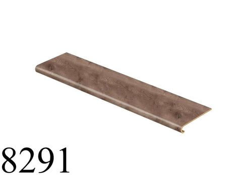Cap a Tread 47 in. Length Laminate to Cover Stairs Anniston Oak 1 Piece