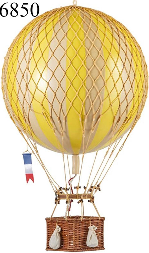 Authentic Models AP163Y Royal Aero Model Helium Balloon Mobile - True Yellow