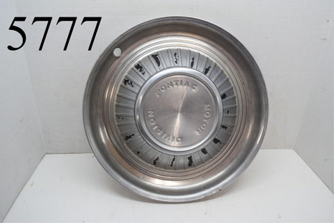 1959 Pontiac Motor Division 14" Hubcap Bonneville Catalina Star Chief Single