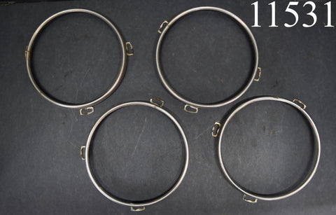 1964 1965 Ford Thunderbird Headlight Trim Rings Set 4 Head Light Surround 64 65