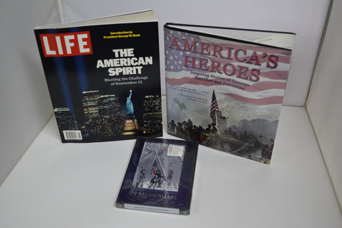 911 Collection DVD In Memoriam Life Magazine America's Heroes Book Stories New