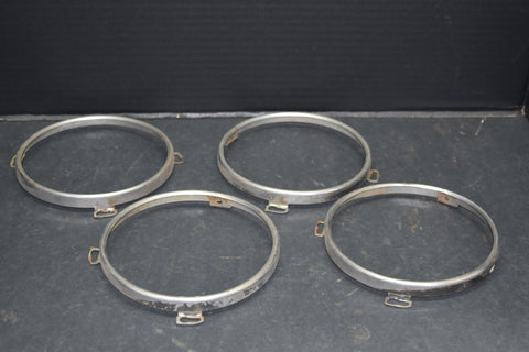 1964 1965 Ford Thunderbird Headlight Trim Rings Set 4 Head Light Surround 64 65