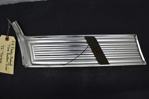 Original RH Front Fender Rocker Trim 1972 72 Gran Torino Sport Molding OEM GTS