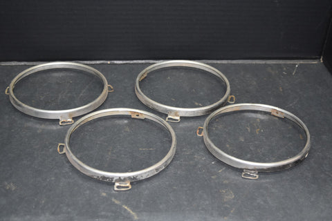 1964 1965 Ford Thunderbird Headlight Trim Rings Set 4 Head Light Surround 64 65