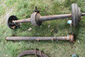 Lot of Various 37-48 Parts 1 Ton 5 Lug Rear End Drive Shaft Trailing Arms Spring