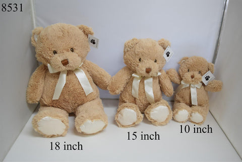 Teddy Bear Family 3 pack Mama Papa Baby 18" 15" 10" very soft Cooper Bears New