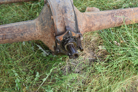 Lot of Various 37-48 Parts 1 Ton 5 Lug Rear End Drive Shaft Trailing Arms Spring