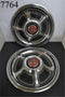 TWO 1968 1969 DODGE DART CHARGER POLARO CORONET SUPER BEE RT HUBCAPS WHEEL COVER