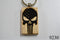 Custom Laser Engraved Wood Keychain Punisher Skull Fatman's Garage 2 sided Cool