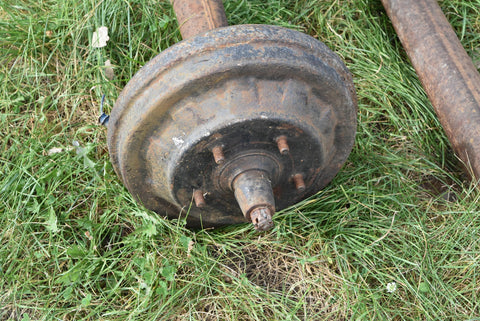 Lot of Various 37-48 Parts 1 Ton 5 Lug Rear End Drive Shaft Trailing Arms Spring