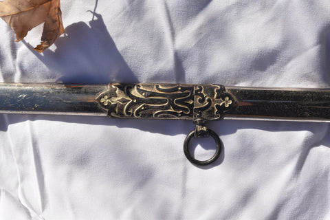 1890s Free Masons Masonic Templar Sword Sheath Scabbard Ceremonial MC Lilley Co