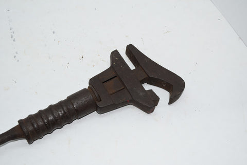 MONKEY PIPE WRENCH 18" PIECE OF RAILROAD HISTORY late 1800s tools