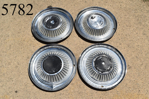 1959 59 Pontiac Motor Division 14" Hubcap Bonneville Catalina Star Chief Set 4