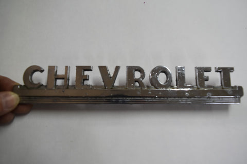 1947 47 48 49 50 51 52 1953 Chevy Pickup Truck Emblem Fender Badge Logo Trim