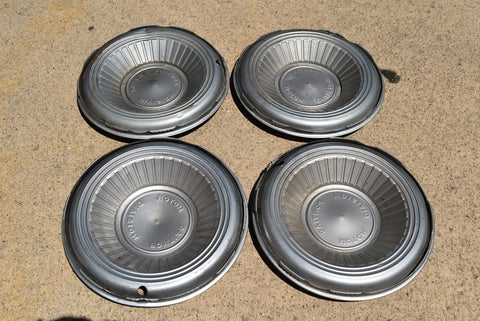 1959 59 Pontiac Motor Division 14" Hubcap Bonneville Catalina Star Chief Set 4