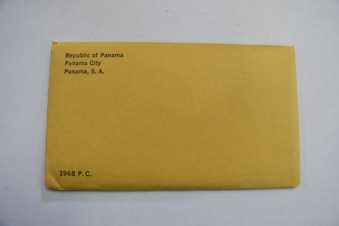 1968 PANAMA Large CONQUISTADOR BALBOA Genuine Proof 6 Coin Set 2 Silver