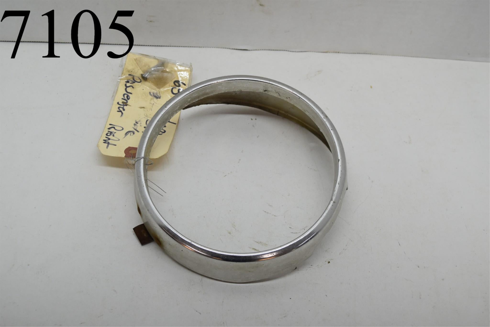 1968 Fairlane Ranchero Torino Headlight Trim Ring Grille Aluminum OUTE