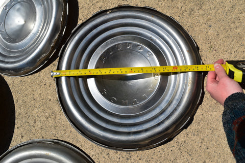 1953 Pontiac Chieftain Deluxe Catalina Set Of 4 Hubcap Wheel Covers 53 15"