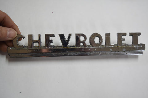 1947 47 48 49 50 51 52 1953 Chevy Pickup Truck Emblem Fender Badge Logo Trim