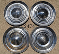 1953 Pontiac Chieftain Deluxe Catalina Set Of 4 Hubcap Wheel Covers 53 15"