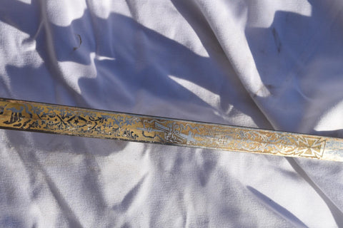 1890s Free Masons Masonic Templar Sword Sheath Scabbard Ceremonial MC Lilley Co