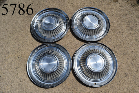 1959 59 Pontiac Motor Division 14" Hubcap Bonneville Catalina Star Chief Set 4