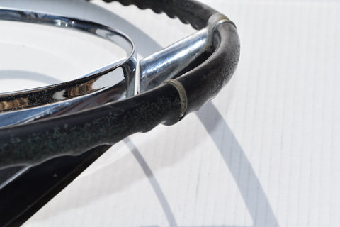 1958 Cadillac Limo Steering Wheel Black Horn Ring Button Complete Series 75 58