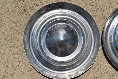 1953 Pontiac Chieftain Deluxe Catalina Set Of 4 Hubcap Wheel Covers 53 15"