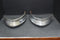 1956 Chevy Rear Bumper Guard Accessory Pair Ends Toppers Left Right Chevrolet 56