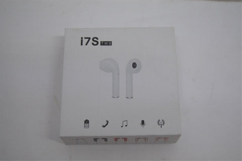 New Open Box i7S TWS Wireless Bluetooth Earbuds Headphones iPhone Android