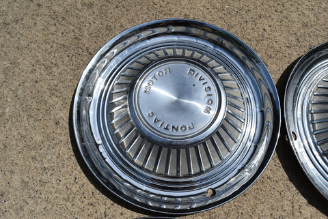 1959 59 Pontiac Motor Division 14" Hubcap Bonneville Catalina Star Chief Set 4
