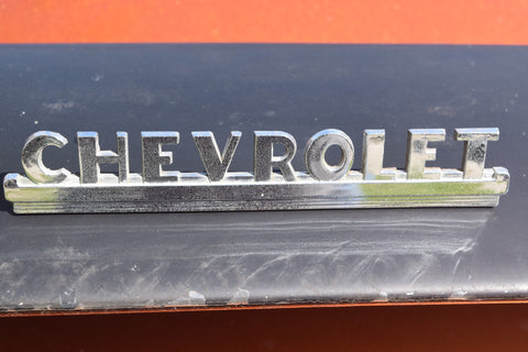 1947 47 48 49 50 51 52 1953 Chevy Pickup Truck Emblem Fender Badge Logo Trim