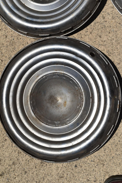 1953 Pontiac Chieftain Deluxe Catalina Set Of 4 Hubcap Wheel Covers 53 15"