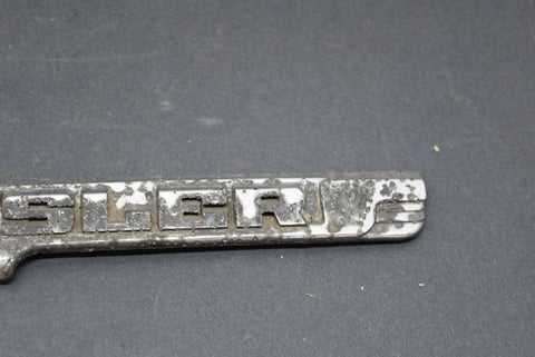 1949 49 Chrysler Trunk Deck Lid Emblem Badge Trim Moulding 1256025 OEM MOPAR