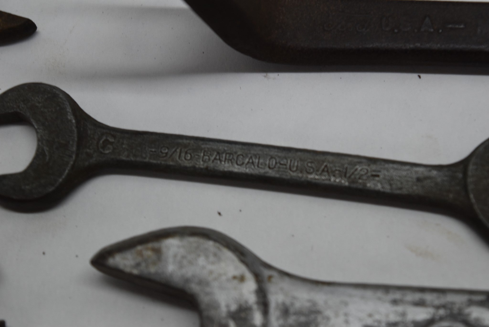 wrench vintage Ford HH Cornwell Barcalo Donlap Oxweld Billings tools B