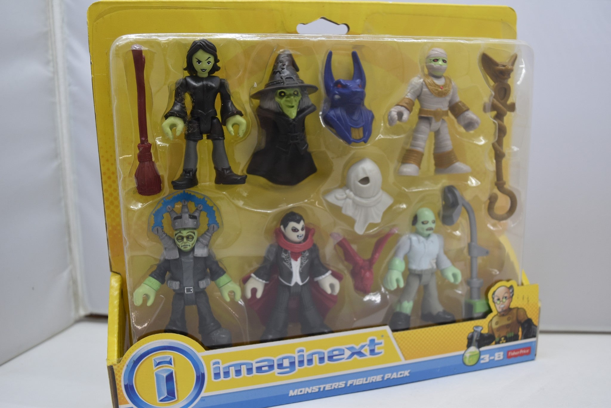 Fisher Price Imaginext 5 Monsters for Mad Scientist Lab Dracula Zombie