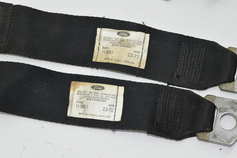 1972 72 Torino Front seat belt seat for bench seat comes one bolt ford black