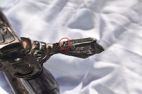 1890s Free Masons Masonic Templar Sword Sheath Scabbard Ceremonial MC Lilley Co