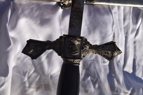 1890s Free Masons Masonic Templar Sword Sheath Scabbard Ceremonial MC Lilley Co