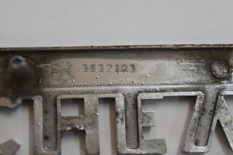 1947 47 48 49 50 51 52 1953 Chevy Pickup Truck Emblem Fender Badge Logo Trim