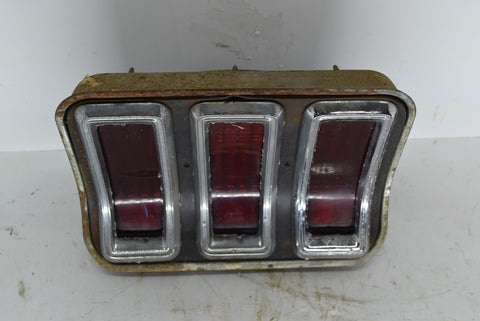 1967 Ford Mustang Tail Lights With Bezel Lens Housing Bracket Original