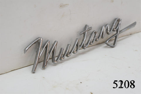 Original 1968 68 Ford Mustang Fender Script Emblem OEM C8ZB16098A