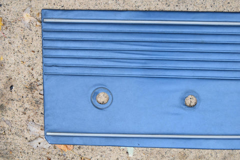 1965 1966 Ford Mustang Left Driver Interior Door Panel Blue Standard 65 66 LH