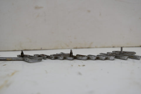 Original 1968 68 Ford Mustang Fender Script Emblem OEM C8ZB16098A