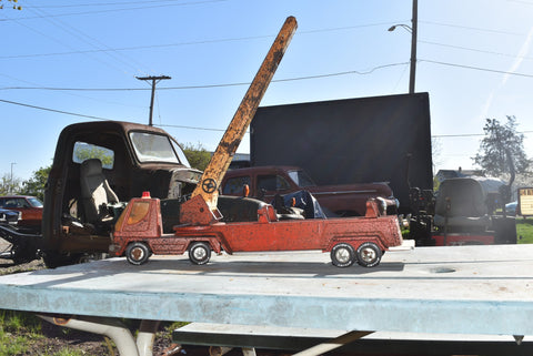 Vintage Die Cast Fire Truck Nylint Aerial Hook N' Ladder Toys Engine Working!