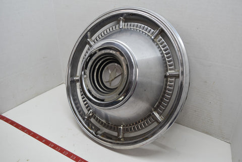 1966 66 Chevrolet Chevy Bel Air Impala Biscayne Single Hubcap Van Wheel Cover 1